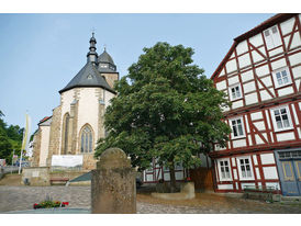 Bittprozession um den Kleinen Berg an Pfingstmontag (© Karl-Franz Thiede)
